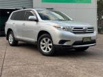 2012 TOYOTA KLUGER 4D WAGON KX-R (FWD) 7 SEAT GSU40R MY11 UPGRADE